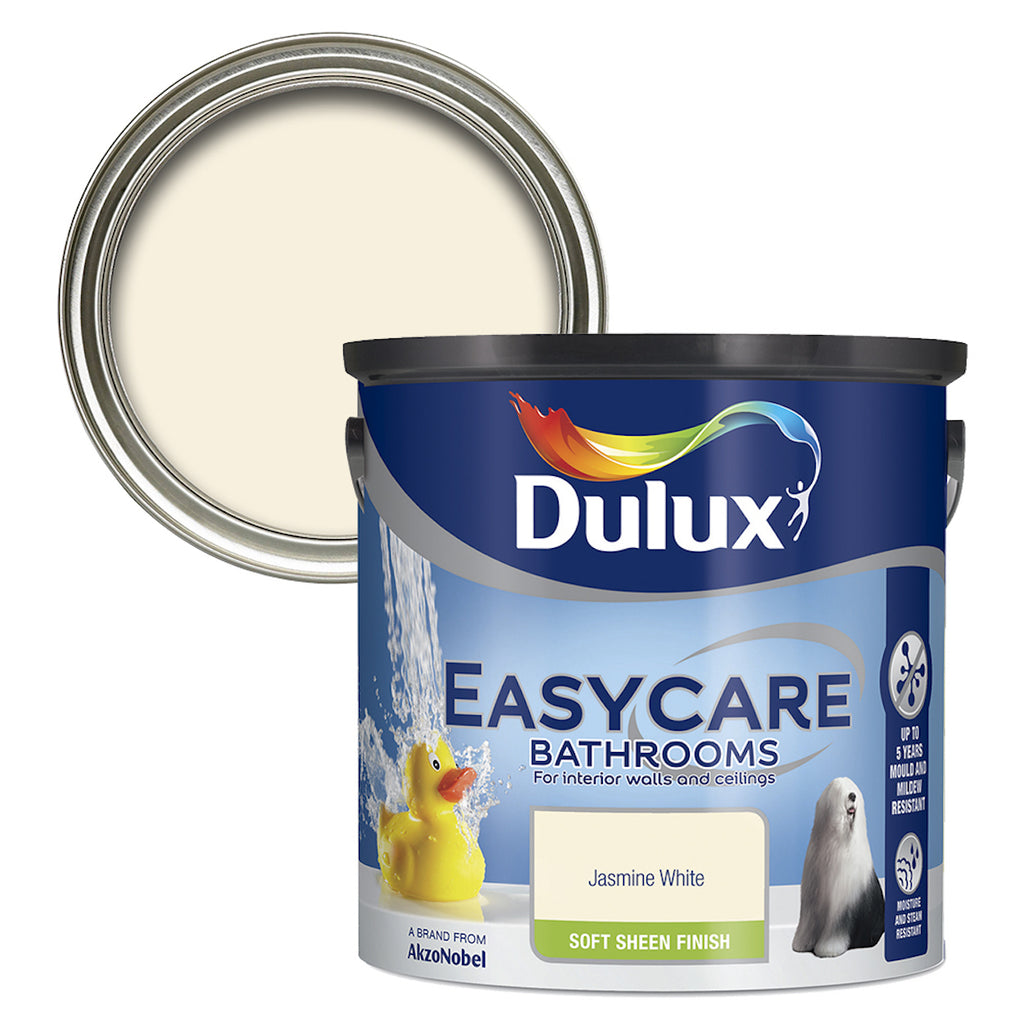 Dulux Easycare Bathrooms Jasmine White 2.5L