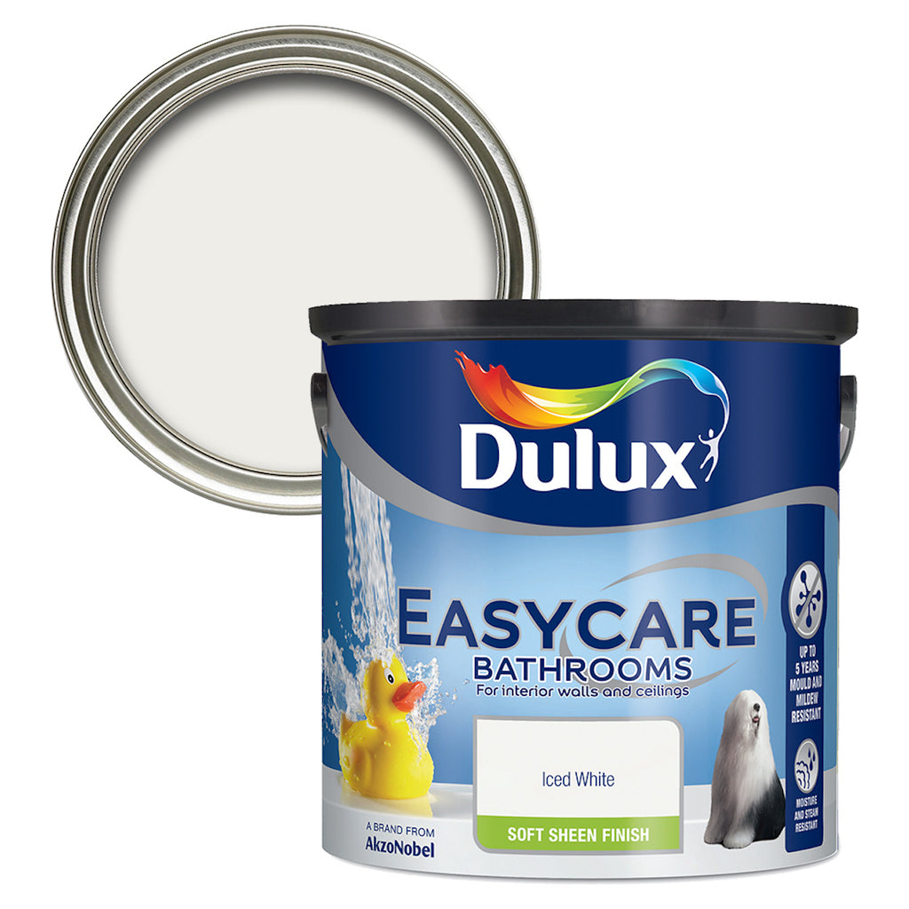Dulux Easycare Bathrooms Iced White  2.5L