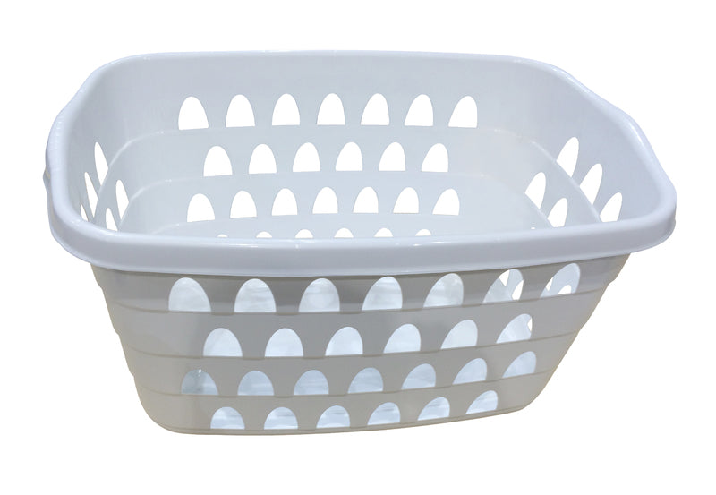Rectangular Laundry Basket 60X40Cm White