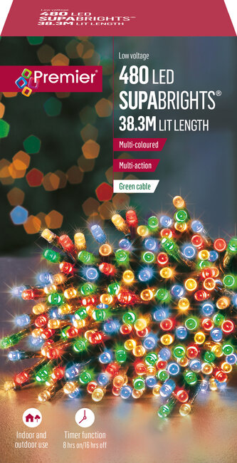 480 M-A LED Supabrights Timer Multi colour