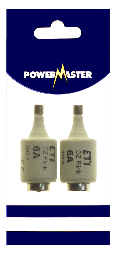 Powermaster Breaker Powermaster 6amp DZ 2pc Fuse - burkes_Hardware