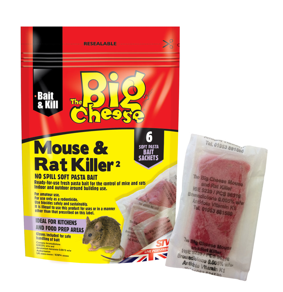 Big Cheese Mouse & Rat Killer Pasta Sachets