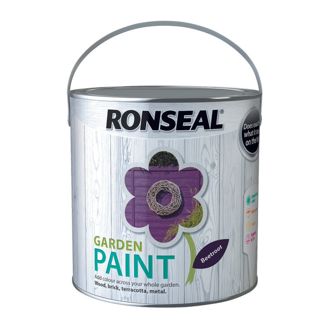 Ronseal Garden Paint 2.5L Beetroot