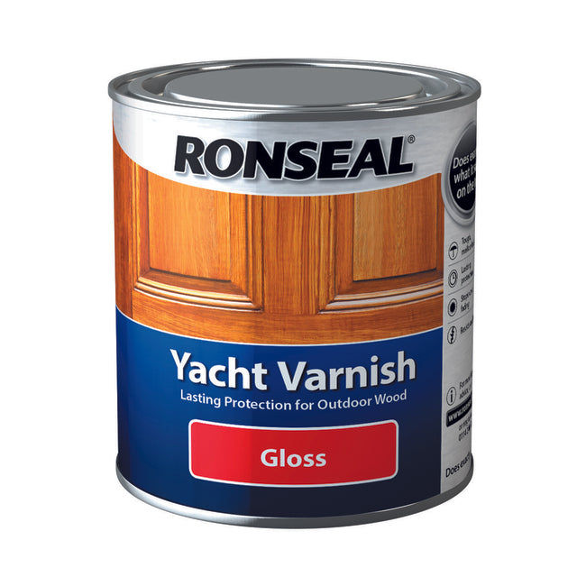 Ronseal Yacht Varnish 500ml Gloss - burkes_Hardware