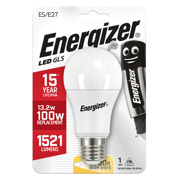 ENERGIZER 12.5W E27 LED GLS